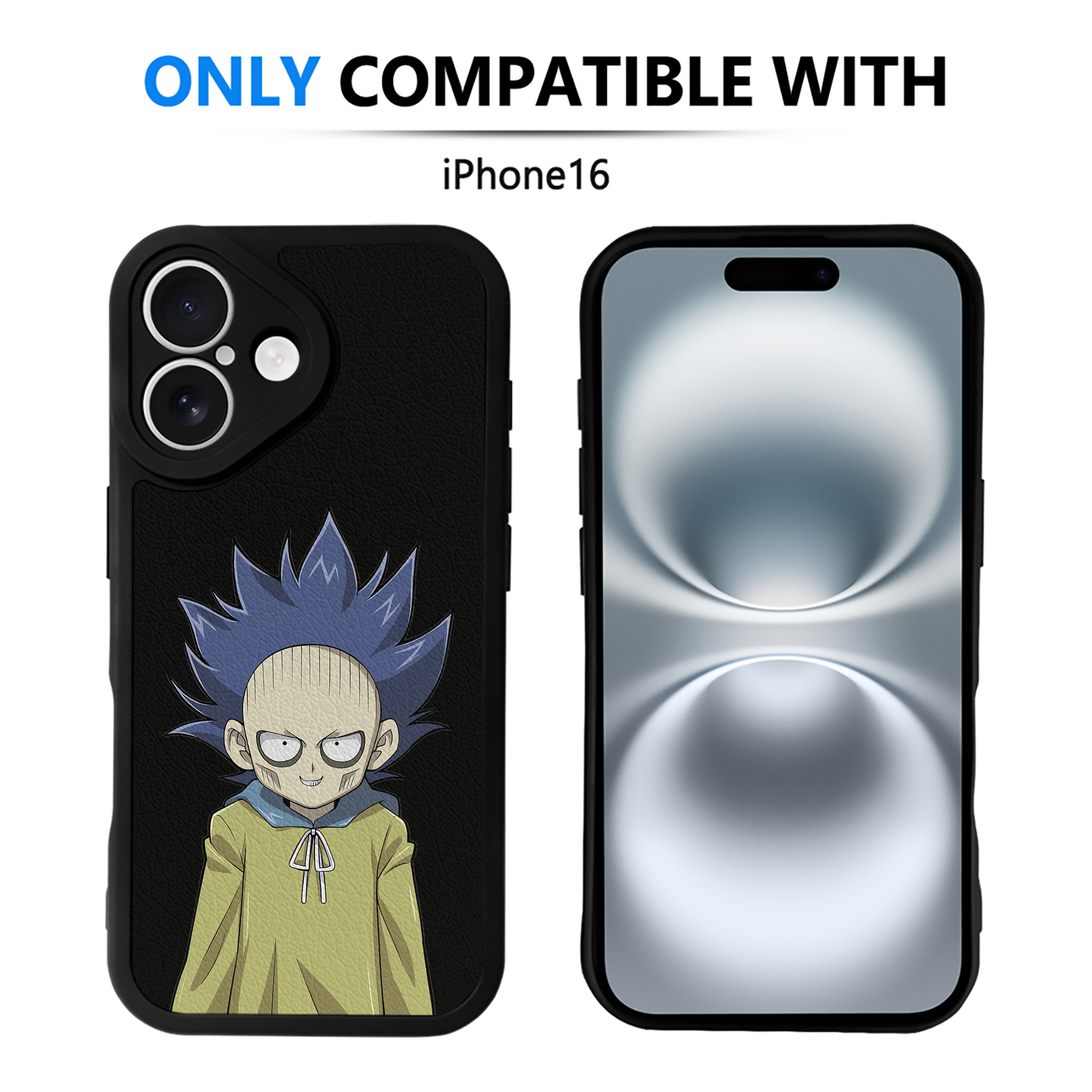遊☆戯☆王 Yu-Gi-Oh! 【iPhone 16シリーズ対応】シリコンスマホケース（レザー調） 材質：シリコン